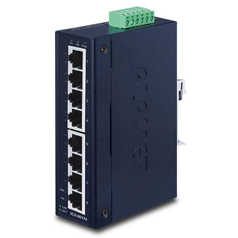   Switch   Switch Webadmin IP30 8 ports Giga -40C  +75C IGS-801M