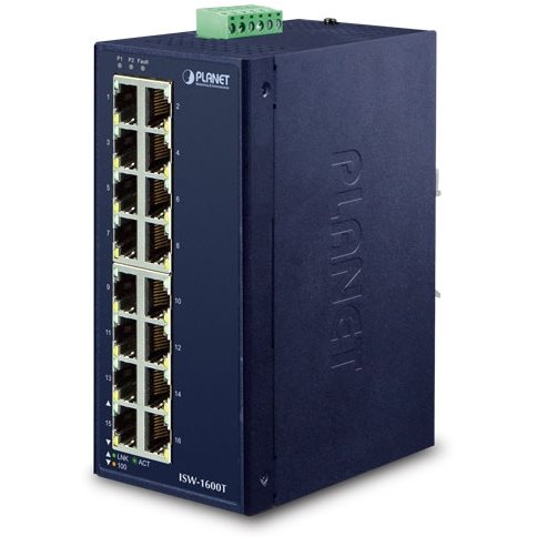   Switch   Switch indus 16 ports 100Mbits -40/75 ISW-1600T