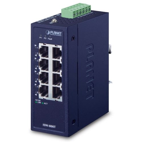   Switch   Switch indus compact 8 ports 100Mbits -40/75 ISW-800T
