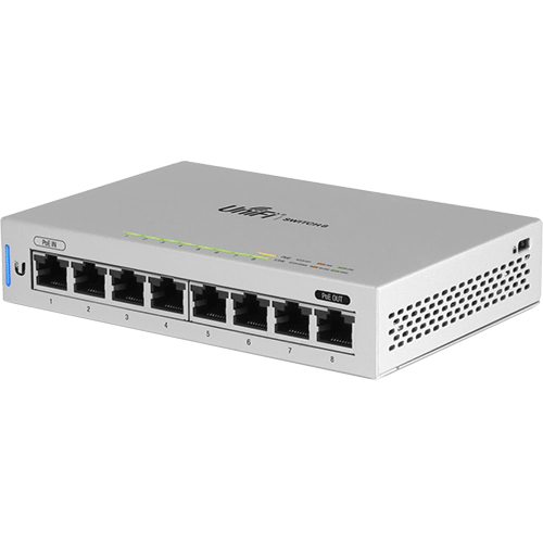   Switch   UniFi Switch 8 ports dont 1 PoE in & 1 passthrough US-8-EU